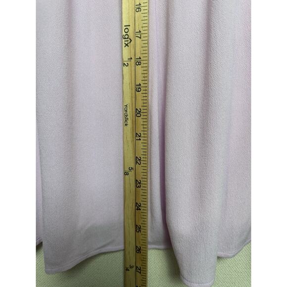 Banana Republic Women's Pink Tunic Sz XL Button Up Long Sleeve Dressy Career - Picture 11 of 11